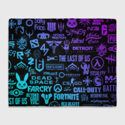 Плед 3D Логотипы игр