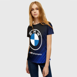 Женская футболка 3D BMW БМВ - фото 2