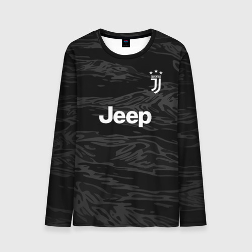 Мужской лонгслив 3D с принтом Juventus | Goalkeeper Jersey (2021), вид спереди #2