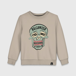 Детский свитшот хлопок Halloween Skull Retro