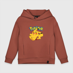 Детское худи Oversize хлопок Pokemon Pickachu