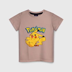 Детская футболка хлопок Pokemon Pickachu