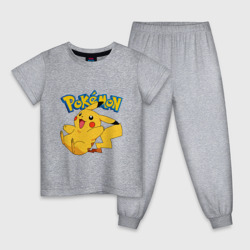 Детская пижама хлопок Pokemon Pickachu