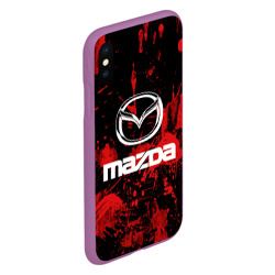 Чехол для iPhone XS Max матовый Мазда - фото 2