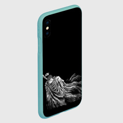Чехол для iPhone XS Max матовый Берсерк в плаще - фото 2