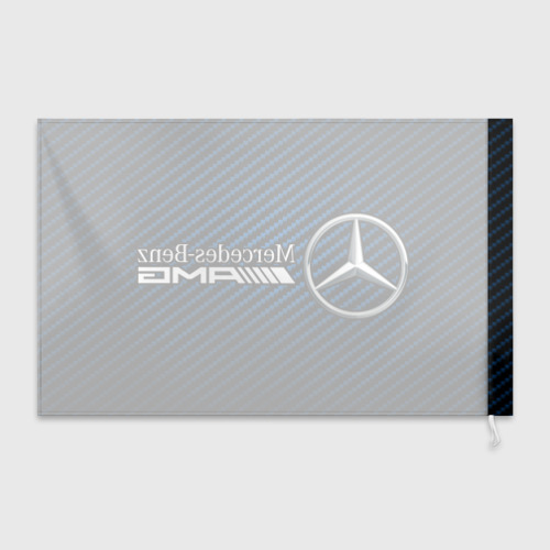 Флаг 3D Mercedes Мерседес - фото 2