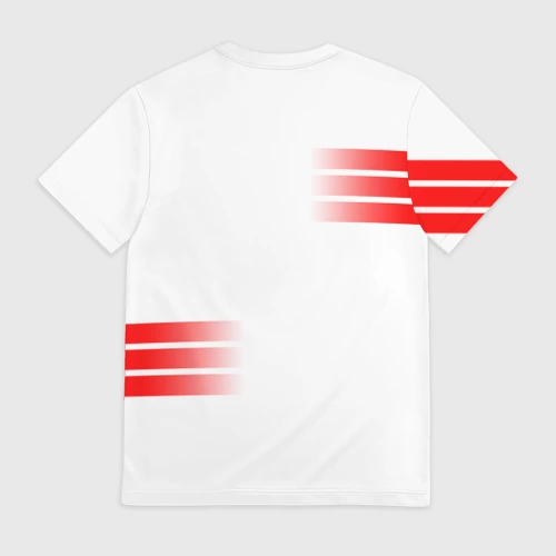 Мужская футболка 3D с принтом СССР, вид сзади #1