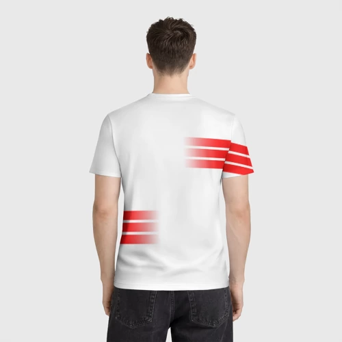 Мужская футболка 3D с принтом СССР, вид сзади #2