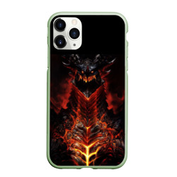 Чехол для iPhone 11 Pro матовый Hydro Dragons