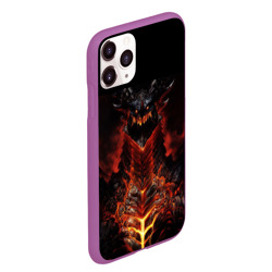 Чехол для iPhone 11 Pro Max матовый Hydro Dragons - фото 2