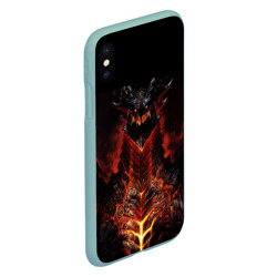 Чехол для iPhone XS Max матовый Hydro Dragons - фото 2