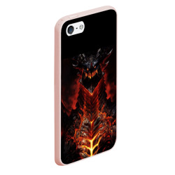 Чехол для iPhone 5/5S матовый Hydro Dragons - фото 2