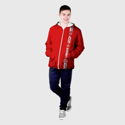 Мужская куртка 3D СССР с гербом - USSR с серпом - фото 2