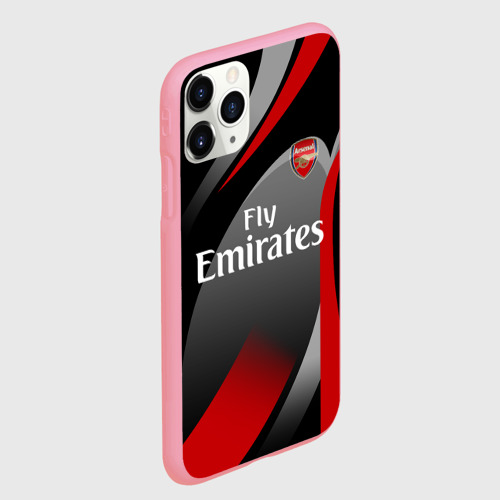 Чехол для iPhone 11 Pro Max матовый Arsenal uniform, цвет баблгам - фото 3