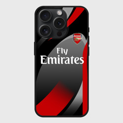 Чехол силиконовый для Apple iPhone 15 Pro матовый Arsenal uniform