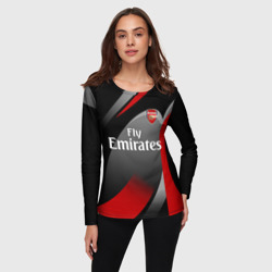 Женский лонгслив 3D Arsenal uniform - фото 2