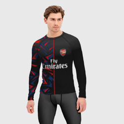 Мужской рашгард 3D Arsenal uniform 2020 - фото 2