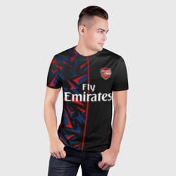 Мужская футболка 3D Slim Arsenal uniform 2020 - фото 2