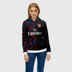 Женская толстовка 3D Arsenal uniform 2020 - фото 2