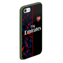 Чехол для iPhone 5/5S матовый Arsenal uniform 2020 - фото 2