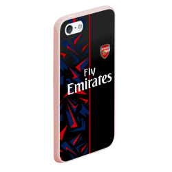 Чехол для iPhone 5/5S матовый Arsenal uniform 2020 - фото 2