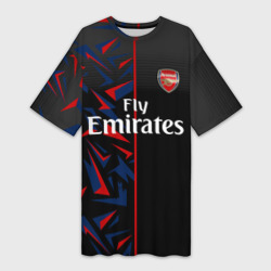 Платье-футболка 3D Arsenal uniform 2020