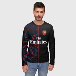 Мужской лонгслив 3D Arsenal uniform 2020 - фото 2