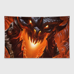 Флаг-баннер Дракон Лавы