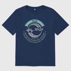 Мужская футболка хлопок Oversize МАДИ