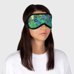 Маска для сна 3D Ирисы Ван Гога - фото 2