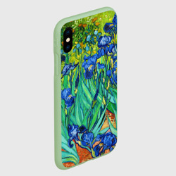 Чехол для iPhone XS Max матовый Ирисы Ван Гога - фото 2