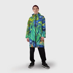 Дождевик унисекс 3D Ирисы Ван Гога - фото 2