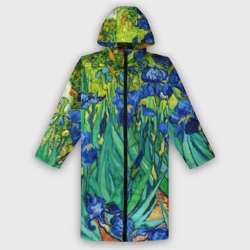 Дождевик унисекс 3D Ирисы Ван Гога