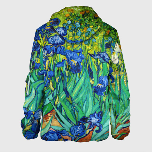 Мужская куртка 3D Ирисы Ван Гога, цвет 3D печать - фото 2