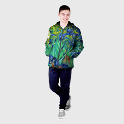 Мужская куртка 3D Ирисы Ван Гога - фото 2
