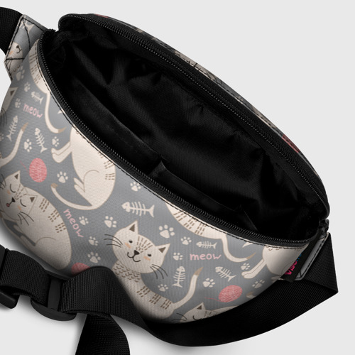 Поясная сумка 3D с принтом Милые кошечки, фото #6