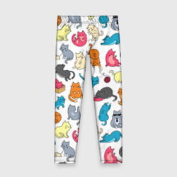 Детские леггинсы 3D Кошачья стая