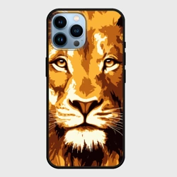 Чехол для iPhone 14 Pro Max Взгляд льва