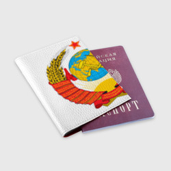Обложка для паспорта матовая кожа СССР - фото 2