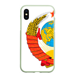 Чехол для iPhone XS Max матовый СССР