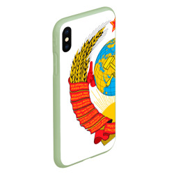 Чехол для iPhone XS Max матовый СССР - фото 2