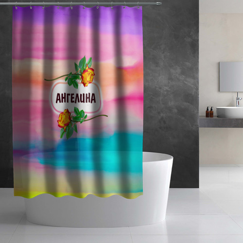 Штора 3D для ванной Ангелина - фото 2
