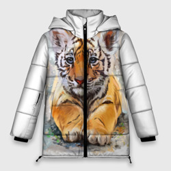 Женская зимняя куртка Oversize Tiger Art