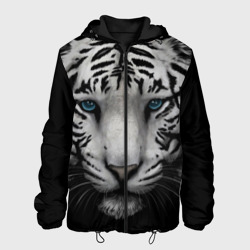 Мужская куртка 3D Белый Тигр