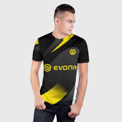 Мужская футболка 3D Slim Borussia Dortmund - фото 2