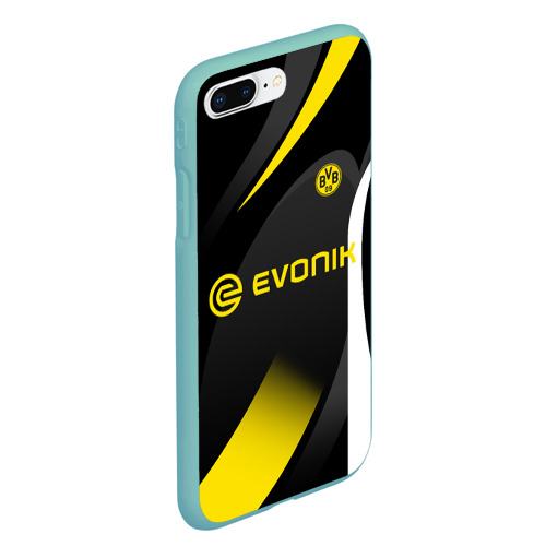 Чехол для iPhone 7Plus/8 Plus матовый с принтом Borussia Dortmund, вид сбоку #3