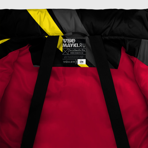 Женская зимняя куртка Oversize Borussia Dortmund, цвет красный - фото 7