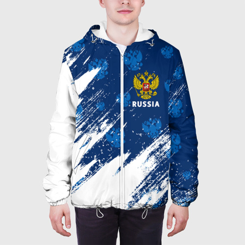 Мужская куртка 3D Russia Россия, цвет 3D печать - фото 4