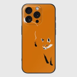 Чехол для iPhone 16 Pro силиконовый с защитой камеры Лиса