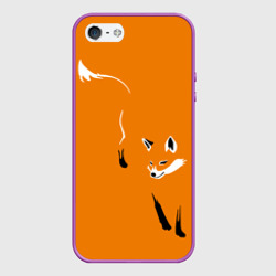 Чехол для iPhone 5/5S матовый Лиса